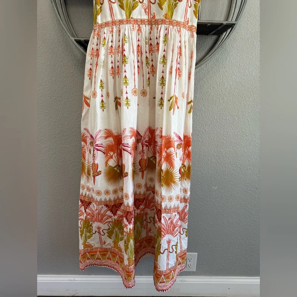 Le‎ Sirenuse Julia Winter Garden Cotton Maxi Dress - Picture 9 of 13